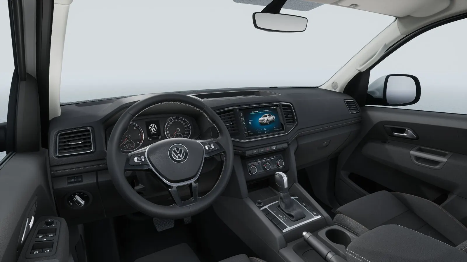 Painel e central multimídia da Volkswagen Amarok V6 Comfortline